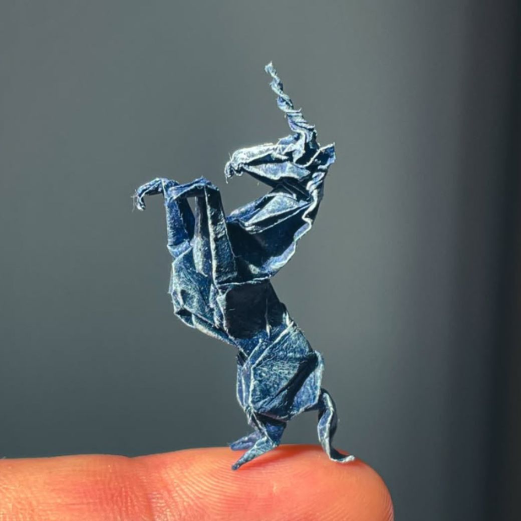 Unicornio de origami