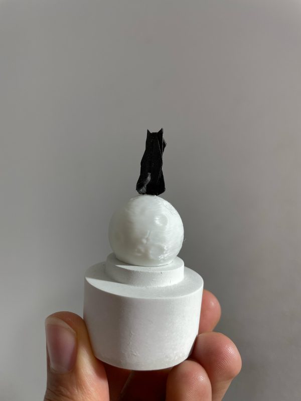gato de origami obre la luna