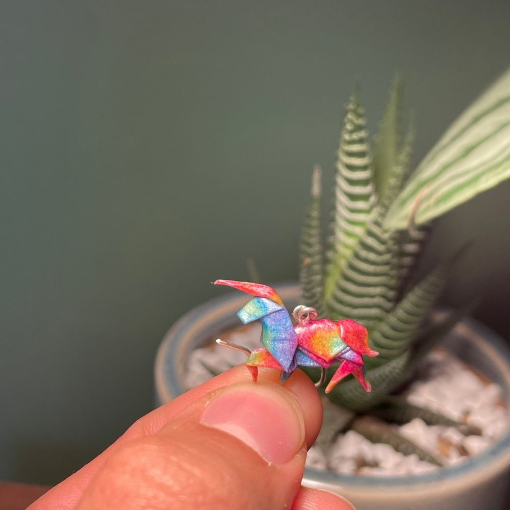 Aretes Colgantes Unicornio - Imagen 3