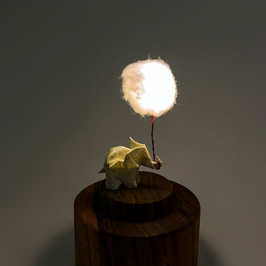 3 lampara de origami para regalo en Bogotá