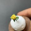 Mini Lámpara Rosa del Principito en Origami - Luna Iluminada con Domo de Vidrio - Imagen 2