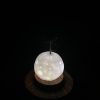 Mini Lámpara Rosa del Principito en Origami - Luna Iluminada con Domo de Vidrio - Imagen 4