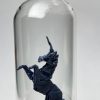 Unicornio de Origami Miniatura en Cúpula de Vidrio - Imagen 2